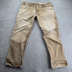 KUHL Rydr Mens 36x30 Distressed Utility Canvas Hiking Outdoor Workwear Jeans